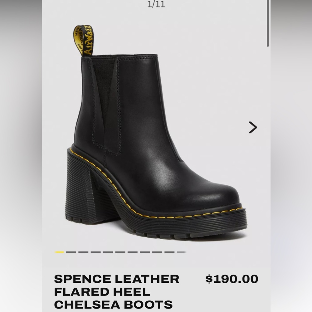 Doc Martens Spencer has platform heeled boot size 7